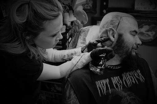 Explore demon slayer sword tattoo ideas, creative tattoo ideas in Arlington, available at The Chosen One Ink