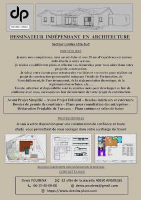 Dessins-Plans à Angresse