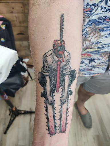 Explore cool shoulder tattoo ideas, creative tattoo ideas in San Diego, available at Funhouse Tattoo