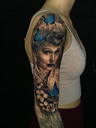 Explore pain tattoo ideas, creative tattoo ideas in Dallas, available at Sinners Tattoo Studio and Supply