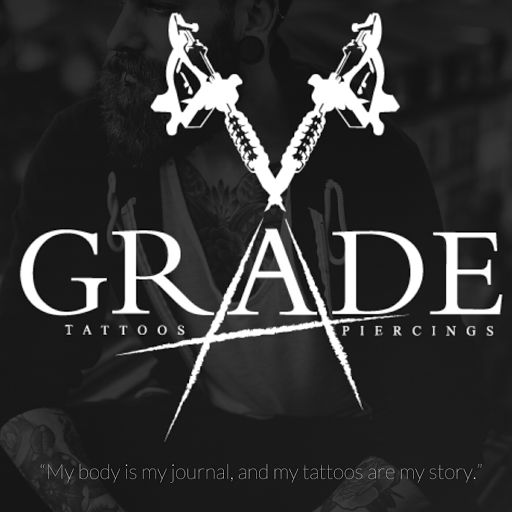 Explore female sleeve tattoo ideas, creative tattoo ideas in Fort Wayne, available at Grade A Tattoos and Body Piercing