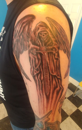Explore gator tattoo ideas, creative tattoo ideas in Independence, available at Time Machine Tattoo