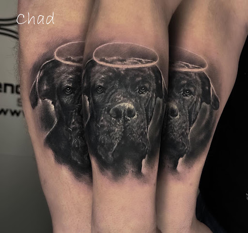 Explore pentagram tattoo ideas, creative tattoo ideas in Sanford, available at Venom Ink Tattoo