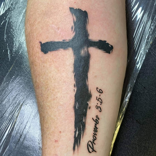 Explore ghost rider tattoo ideas, creative tattoo ideas in Mckinney, available at Borrowed Time Fine Art Gallery Tattoo Shop