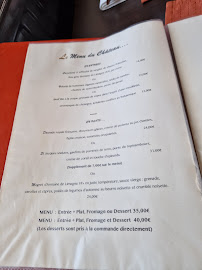 Menu / carte de Restaurant l'orée du château - Andrézieux à Andrézieux-Bouthéon