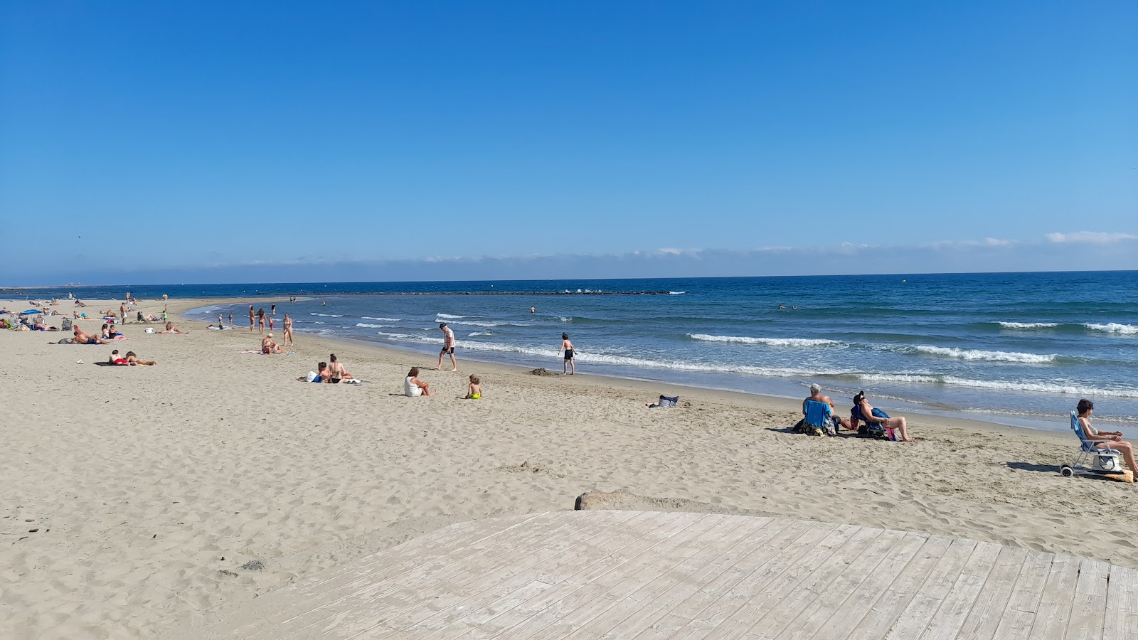 Foto von Plage du Grau d'Agde mit sehr sauber Sauberkeitsgrad