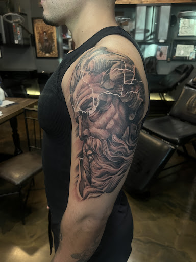 Explore latitude longitude tattoo ideas, creative tattoo ideas in El Paso, available at Steady Ink Tattoo Studio