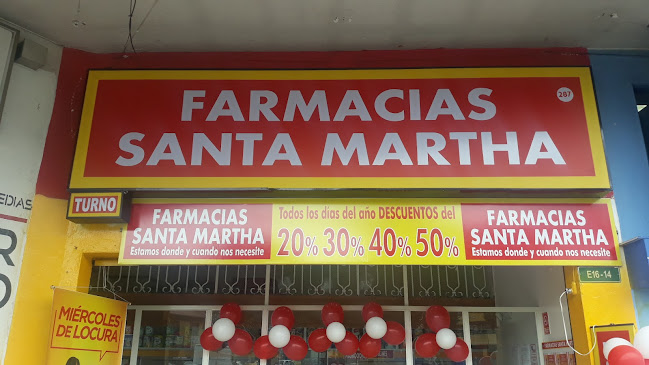 Opiniones de Farmacias Santa Martha 287 en Quito - Farmacia