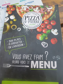Menu du Pizza Saint Pierre à Cholet
