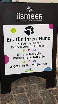 iismeer Sylt à Wenningstedt-Braderup menu