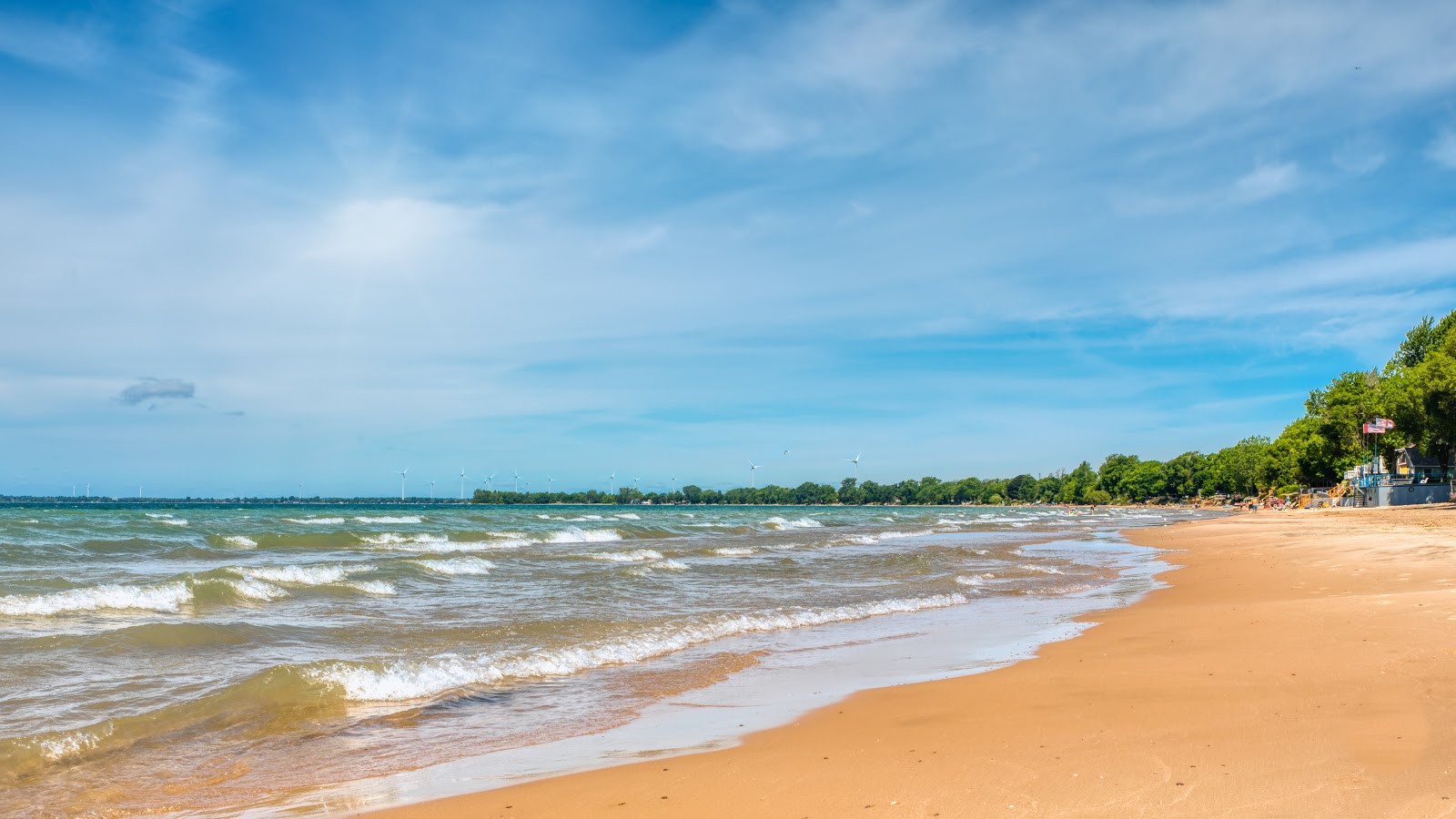 Fotografija Long Beach Public Beach z svetel pesek površino