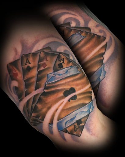Explore branding tattoo ideas, creative tattoo ideas in Buford, available at Norsk Studios Tattoos & Piercings