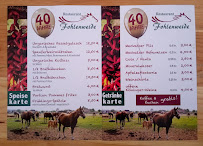 Menu du Restaurant Fohlenweide à Rastatt