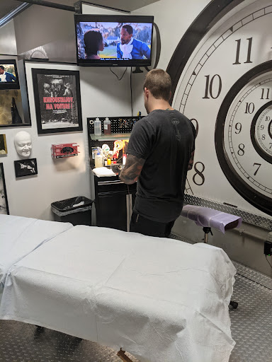 Explore tattoo cover up ideas on ankle, creative tattoo ideas in Greensboro, available at Golden Spiral Studios