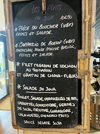 Le K à Poitiers menu