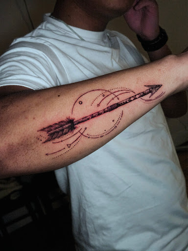 Explore comic book tattoo ideas, creative tattoo ideas in Philadelphia, available at The Dahlia Collective