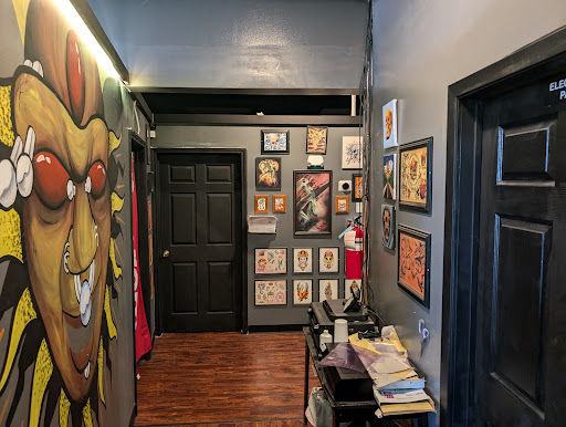 Explore bike tattoo ideas, creative tattoo ideas in Pearland, available at Black List Tattoo & Piercing Co.