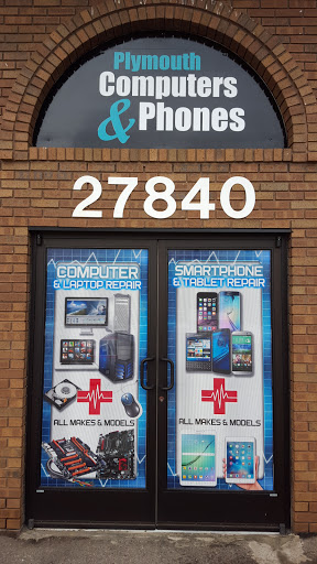 Phone Repair Service «Plymouth Computers & Phones», reviews and photos, 27840 Plymouth Rd, Livonia, MI 48150, USA