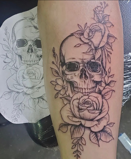 Explore mens leg sleeve tattoo ideas, creative tattoo ideas in Belgrade, available at The Loyal Sparrow Tattoo and Piercing