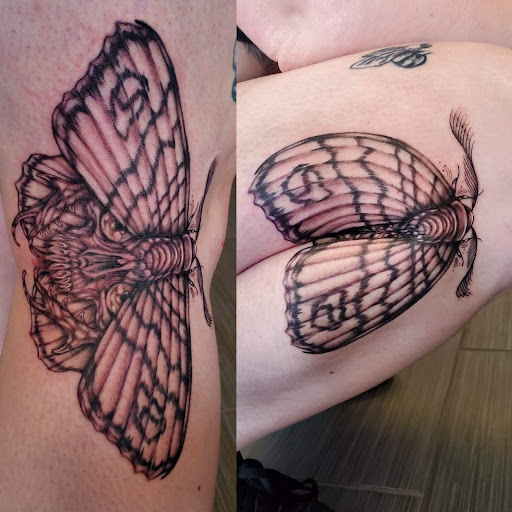Explore holy spirit tattoo ideas, creative tattoo ideas in Palm Harbor, available at Angry Owl Tattoo and Piercing