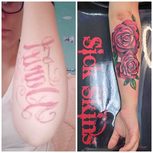 Explore electrical tattoo ideas, creative tattoo ideas in Cuyahoga Falls, available at Sick Skins Skin Art Studio