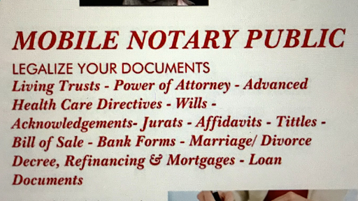 Mobile Notary Public & Signing Agent