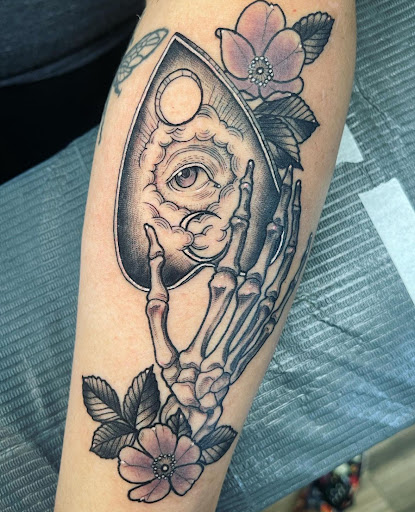 Explore helicopter tattoo ideas, creative tattoo ideas in San Diego, available at Crybaby Tattoo