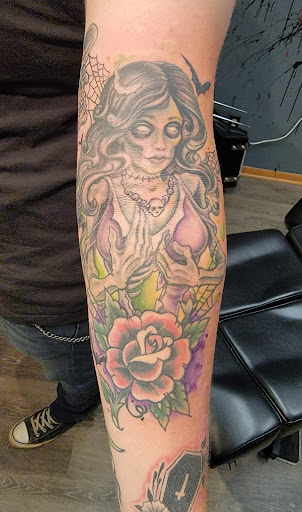 Explore lips tattoo ideas, creative tattoo ideas in Johnson City, available at Defiant Designs