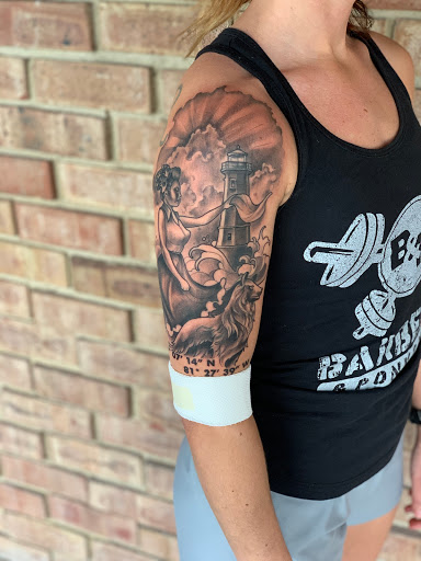 Explore heaven tattoo ideas for guys, creative tattoo ideas in Tallmadge, available at Killjoy tattoo