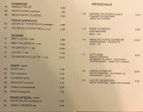 Menu / carte de OMONI 오 모 니 à Berlin