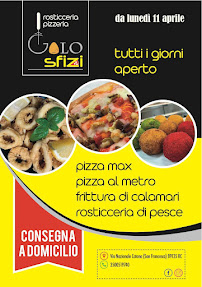 Carte du Rosticceria pizzeria Golosfizi à Catona