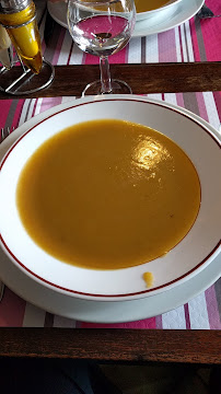 Soupe de potiron du Restaurant français Restaurant Le Dolmen à Espartignac - n°6