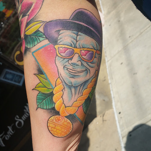 Explore st jude tattoo ideas, creative tattoo ideas in Fort Smith, available at Hanging City Body Modification