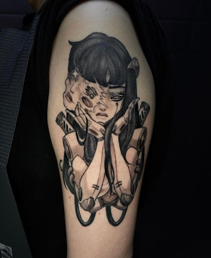 Explore women tattoo ideas back, creative tattoo ideas in Mobile, available at Speakeasy Tattoo