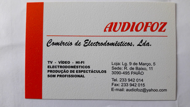 Comentários e avaliações sobre o Audiofoz-Comércio De Electrodomésticos, Lda