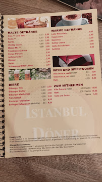 Restauration rapide Istanbul Döner à Schleiden (la carte)