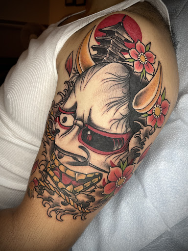 Explore destiny name tattoo ideas, creative tattoo ideas in Lakeview, available at Backwoods Tattoo Studio