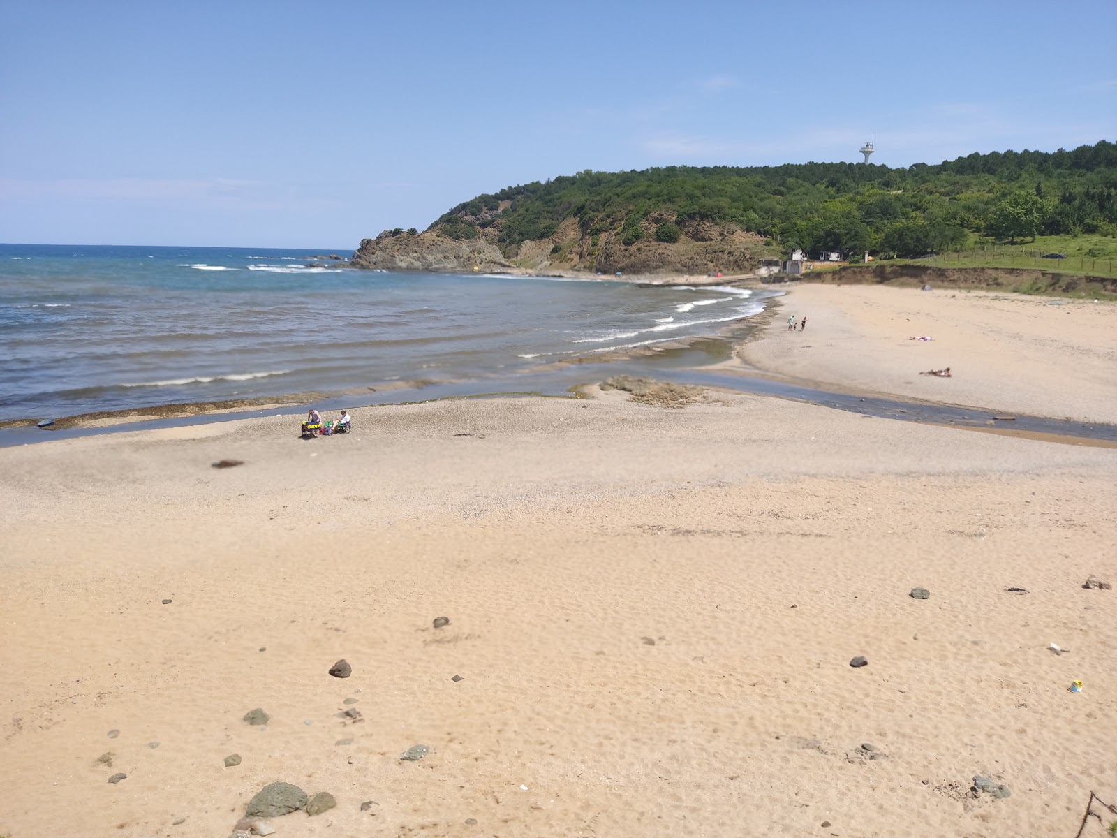 Zdjęcie Kabakoz Beach z powierzchnią beżowy piasek