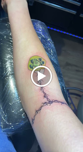 Explore back hand tattoo ideas, creative tattoo ideas in Sutherland, available at 3N1 Body Art