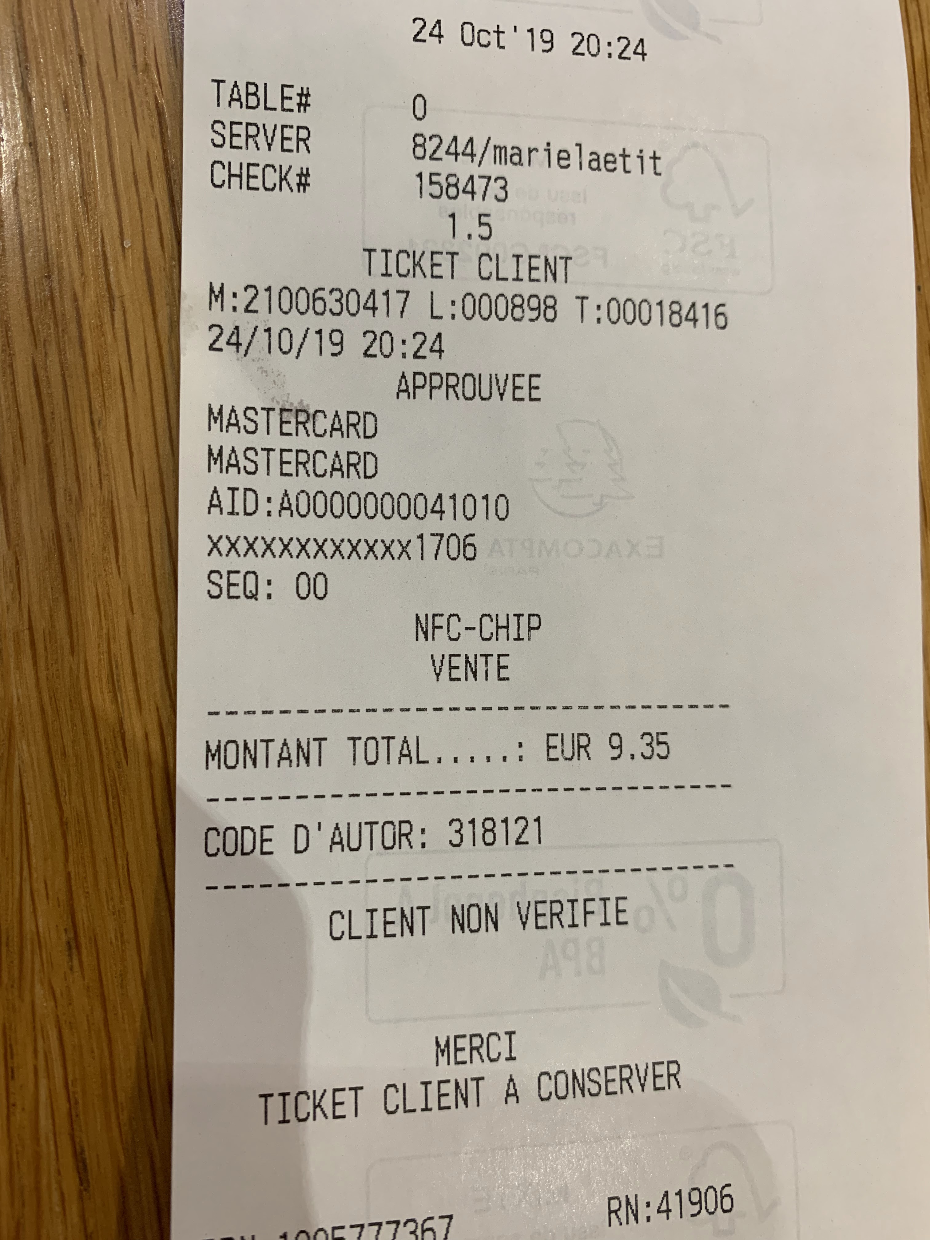 Photo n° 3 de l'avis de Anna.r fait le 24/10/2019 à 18:34