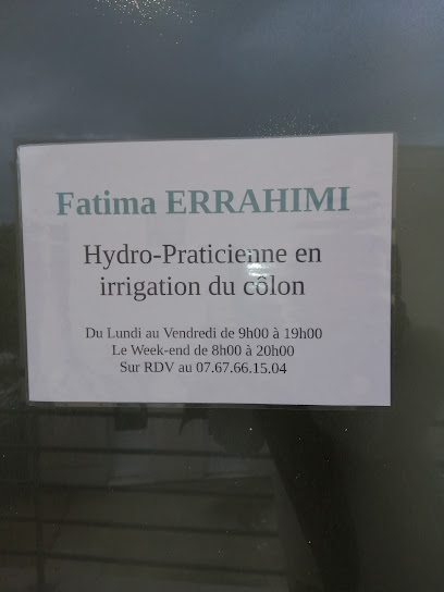 Fatima ERRAHIMI Hydro-praticienne en irrigation du côlon Creil