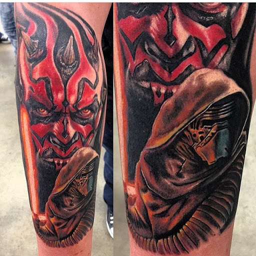 Explore 1975 tattoo ideas, creative tattoo ideas in Fort Worth, available at HEAVY METAL TATTOO