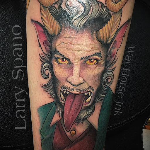 Explore word tattoo cover up ideas, creative tattoo ideas in Kent, available at War Horse Ink