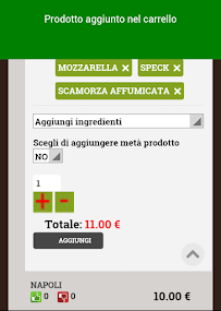 Menu du Pizzeria DOMICILIO ANDRIA ORDINANDO.it à Andria