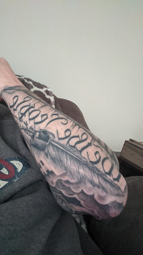 Explore aztec sleeve tattoo ideas for men, creative tattoo ideas in Farmingdale, available at Tattoo Ritual