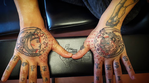 Explore viking tattoo ideas for men, creative tattoo ideas in Traverse City, available at Pinups & Needles