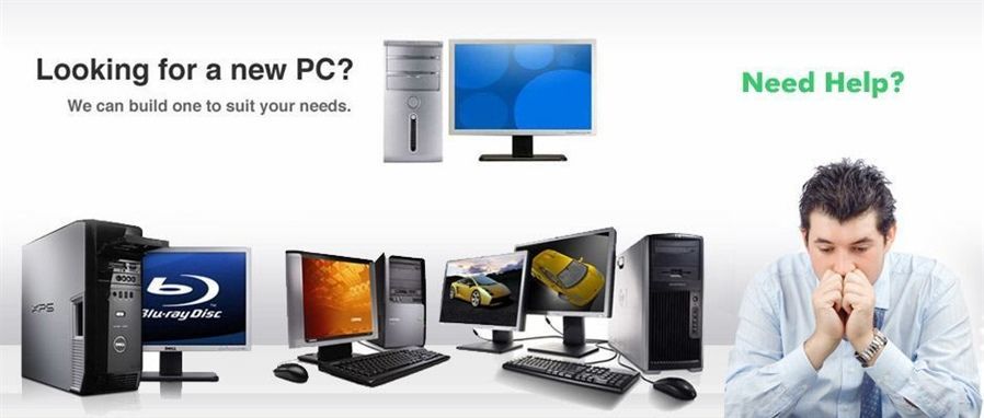 Install offers. Brand PC. Computer sales MANAZIN Design.