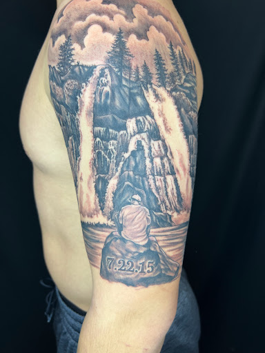 Explore tattoo ideas for females on hips, creative tattoo ideas in Pittsburg, available at Delta Art & Tattoo