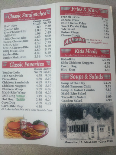 Restaurant «Maid-Rite», reviews and photos, 2205 U Ave, Williamsburg, IA 52361, USA