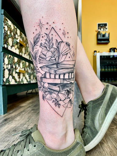 Explore dj tattoo ideas, creative tattoo ideas in Batavia, available at The Pretty Pin-Up Tattoo Parlor
